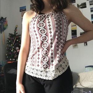 Charlotte Russe patterned top